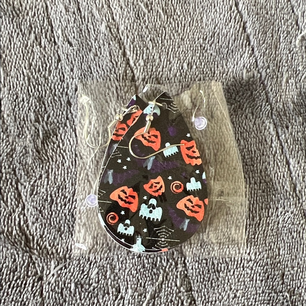 Halloween Teardrop Earrings